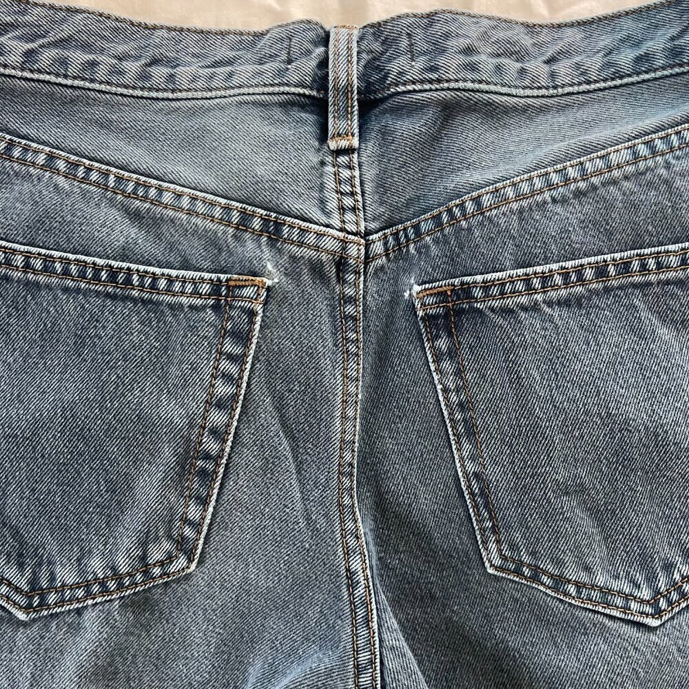 We The Free Medium Wash Cotton Wide Leg Button Fly High Waist Jeans | Size 26 - Picture 6 of 7